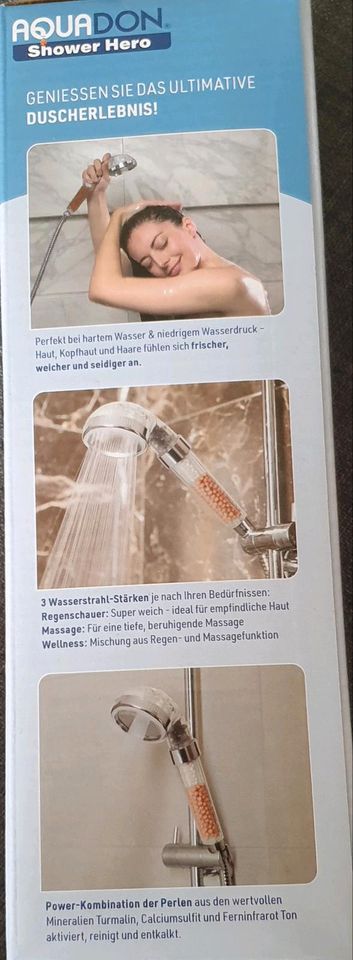 Aqua Don Shower Hero wassersparender Duschkopf in Waldshut-Tiengen