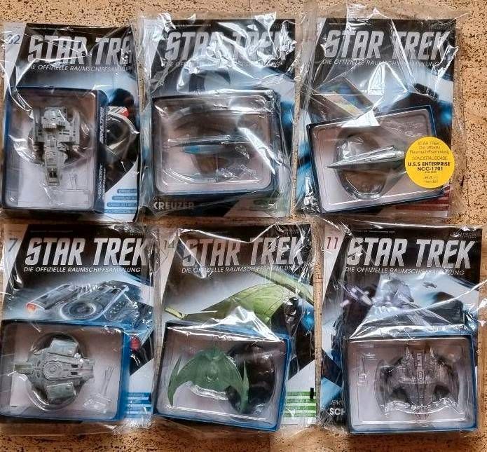 Eaglemoss Star Trek 6 Schiffe u.a. Defiant in Hohenkirchen