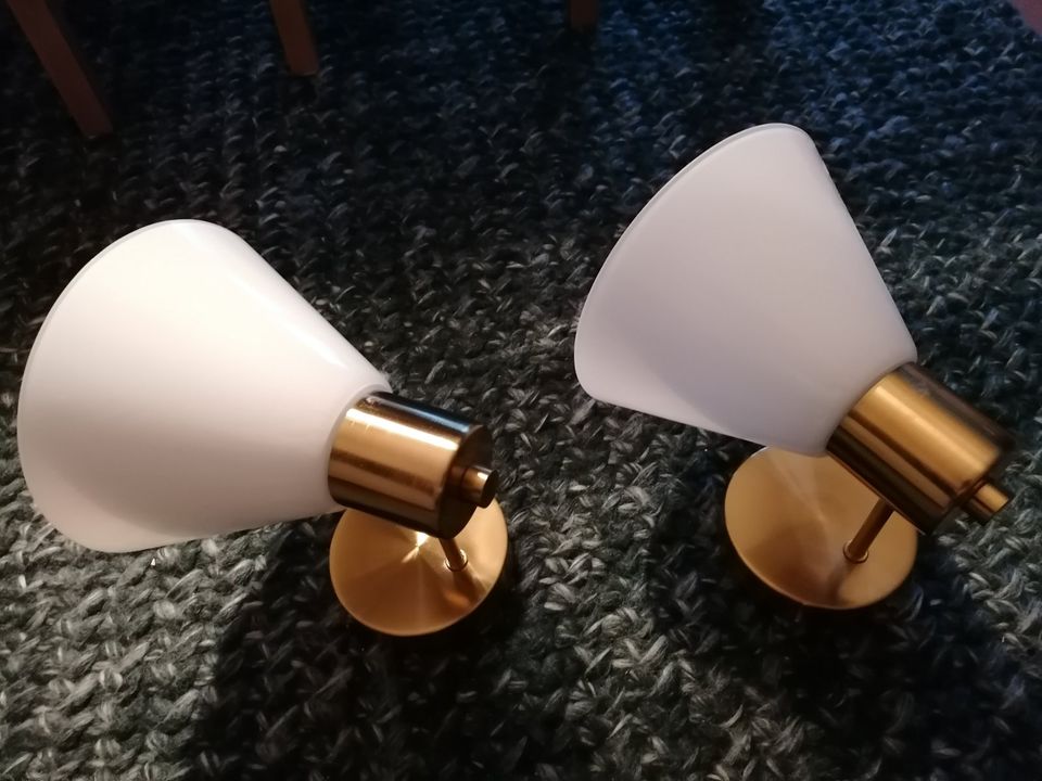 2 Ikea Wandleuchten / Wandlampen goldfarben - neu - in Wilhelmshaven