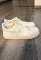 Nike Air Force 1 42 weiß/türkis/mint Hessen - Otzberg Vorschau