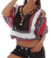 Damen Tunika Bluse Hemd Sommer Boho Ibiza Design 38-40 Baden-Württemberg - Stutensee Vorschau