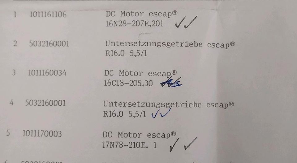 Escap Motoren und Übersetzungsgetriebe in Waldsee