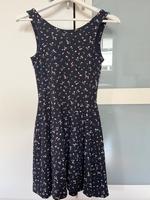 Kleid floral Blumen marineblau rosa Hessen - Grünberg Vorschau