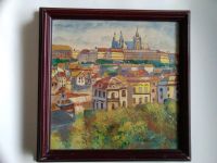 Gemälde wohl Prag mit Veitsdom Frankfurt am Main - Nieder-Eschbach Vorschau