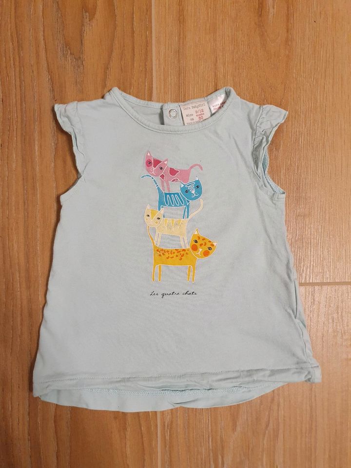T-Shirt kurzarm H&M Zara Babyclub Gr. 74/80 in Taunusstein