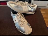 Hilfiger Sneakers white/ silver Gr 41 Bayern - Freilassing Vorschau