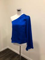 H&M off Shoulder Bluse Tunika asymmetrisch NEU roaylblau XS 34 Niedersachsen - Lorup Vorschau