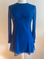 Blaues Kleid mit Lurex Vintage 70er Jahre Disco Gr. 36 Frankfurt am Main - Nordend Vorschau