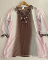 Neu - Strandkleid/Tunika - Class - Größe 44 - rosa/braun/weiß Bayern - Gilching Vorschau