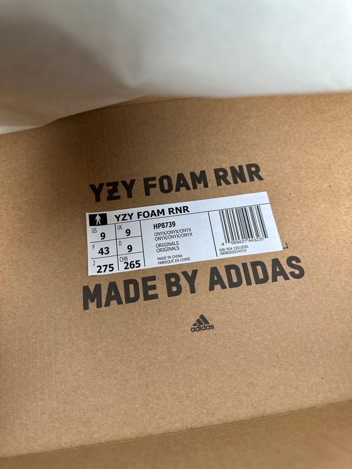 Adidas Yeezy FOAM RNNR Onyx EU 43 / NEU in Korschenbroich