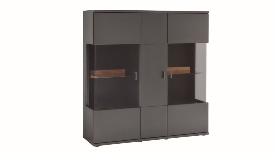 Highboard »Messina« 130cm Vitrine Massiv Schrank UVP 1199,- NEU in Paderborn