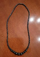Perlenkette / Halskette - schwarz-antrazit Thüringen - Gebesee Vorschau