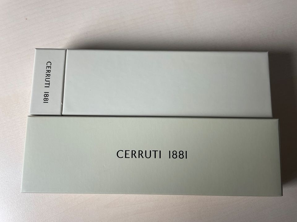 CERRUTI 1881 Füller Fetter Gun Carbon Schwarz Neu in Gensingen