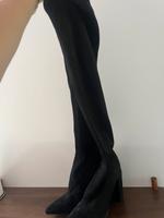 Overknee Stiefel schwarz Wildleder Nordrhein-Westfalen - Kaarst Vorschau