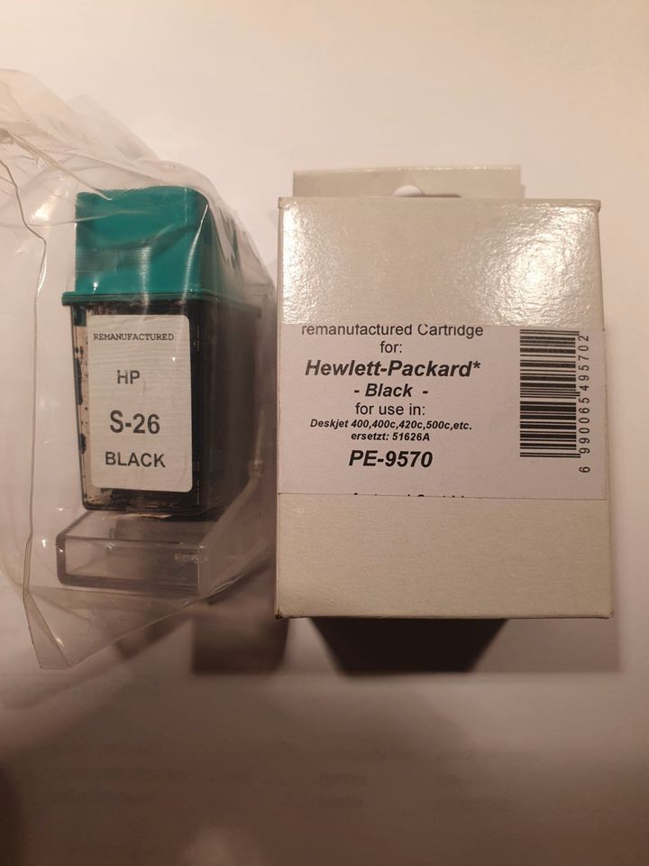 Druckerpatrone für HP Deskjet schwarz ersetzt 51626A in Luckau