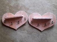 2 Stück Holzgarderobe Herz ♥ neu aus Holz Bayern - Wolfersdorf Vorschau