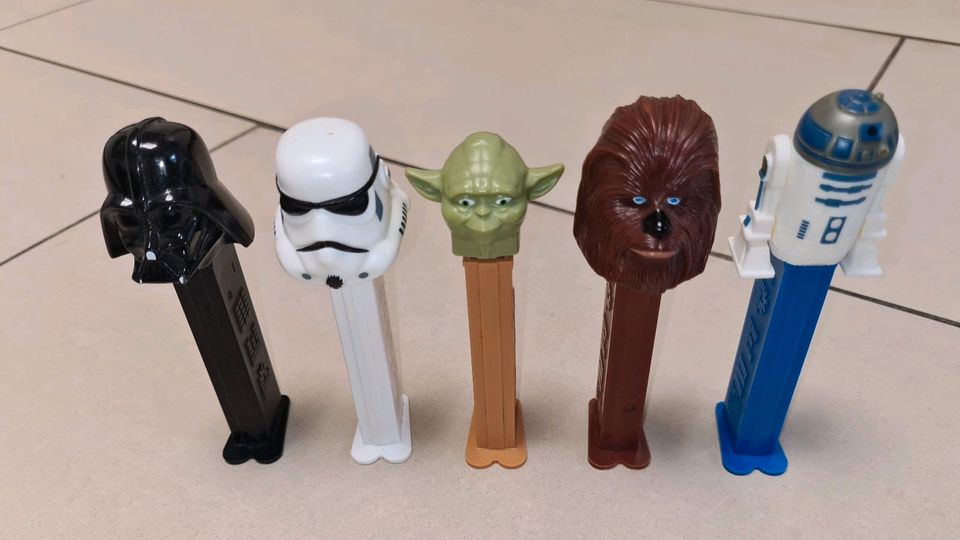 5 x Petz Spender Star Wars Yoda,Darth Vader,R2D2 in Dannstadt-Schauernheim