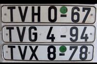 DDR Kennzeichen Karl Marx Stadt Kreis Auerbach Sachsen - Treuen Vorschau