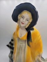 Antike Katzhütte Art Deco Porzellan Keramik Tänzerin Dame Figur Nordrhein-Westfalen - Recklinghausen Vorschau