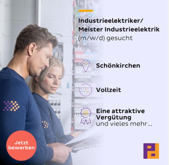 job Industrieelektriker Meister Industrieelektrik Instandhaltung in Schönkirchen