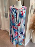 RABE - Sommer Kleid - Streifen & Blumen - Viskose - D 40 NP 120 Bayern - Bad Kissingen Vorschau