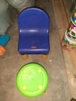 1 lila/gelben Stuhl u.1 grün gelben Hocker für Kinder Pankow - Weissensee Vorschau