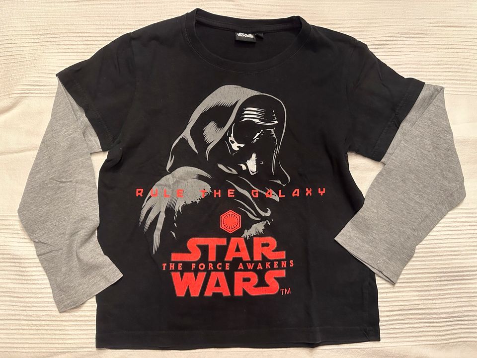 **3x Langarmshirt** Gr.122/128**STAR WARS, NINTENDO ** in Blankenfelde