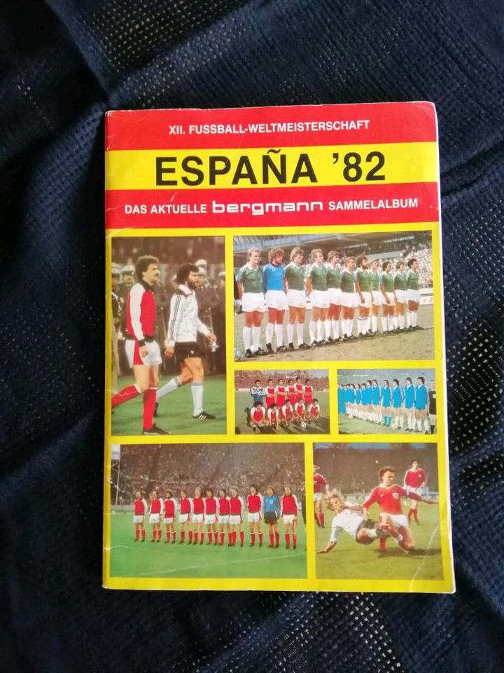 Bergmann Fussball Sammelalbum España '82 in Sonthofen