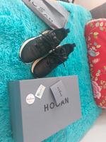 *** Sneaker von HOGAN Leder schwarz Gr. 38 TOP *** Nordrhein-Westfalen - Greven Vorschau