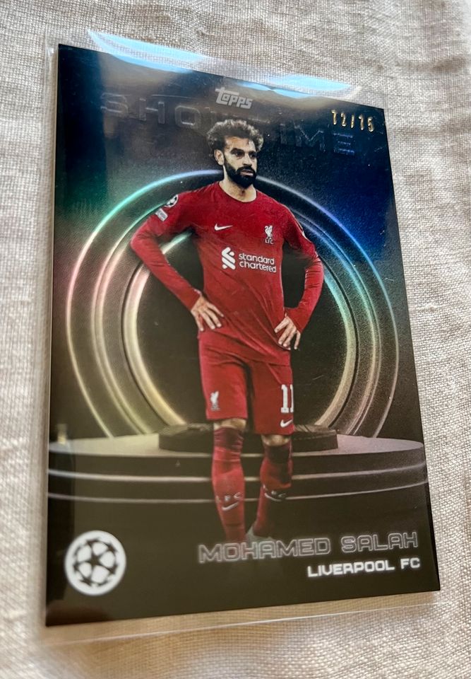 Salah auf /75 Trading Card Topps Showtime 2023 Liverpool FC in Regensburg