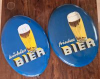 Emailschild frisches Bier kühles Bier Bayern - Obernburg Vorschau