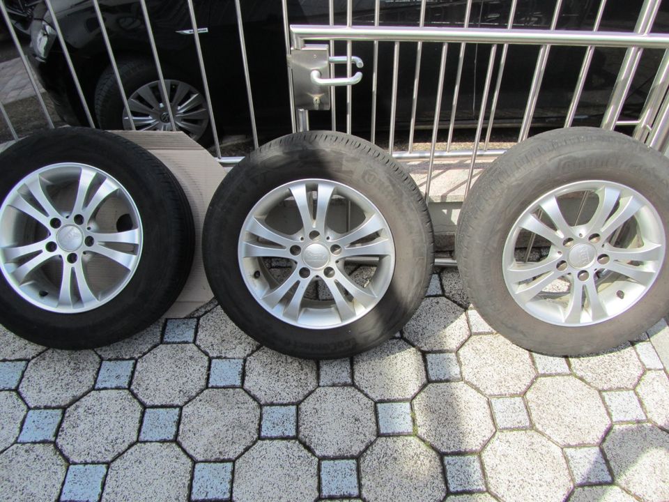 15" ALU Sommerreifen VW (Golf 7), Audi Seat, Skoda in Herzogenaurach