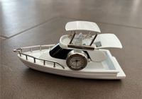 Deko Uhr in Form einer Yacht aus Metall -weiß- Bayern - Feldkirchen-Westerham Vorschau