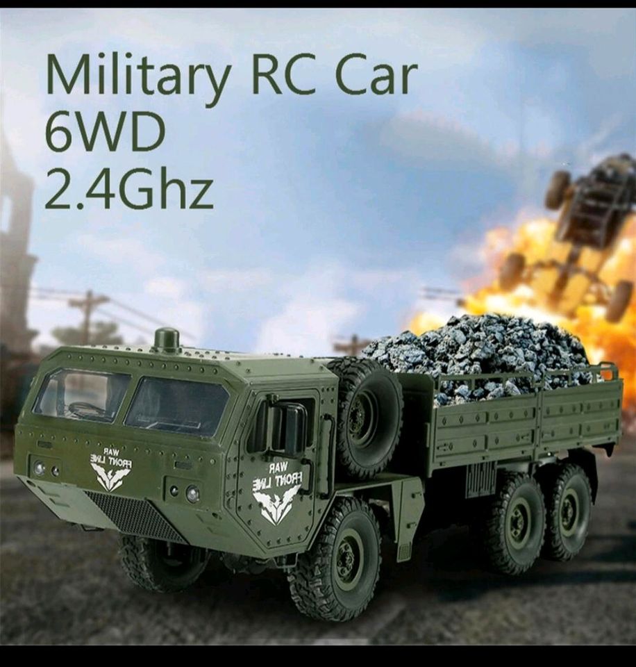 JJRC 1/16 Military Truck RC 6WD in Berlin