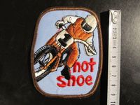 Sticker / Aufnäher / Patch - "Hot Shoe" (Motocross / Speedway) Schleswig-Holstein - Groß Disnack Vorschau
