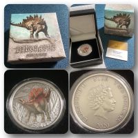 1 Oz Silbermünze | Niue Dinosaurier (4.) | STEGOSAURUS | 2020 AF Rheinland-Pfalz - Ludwigshafen Vorschau