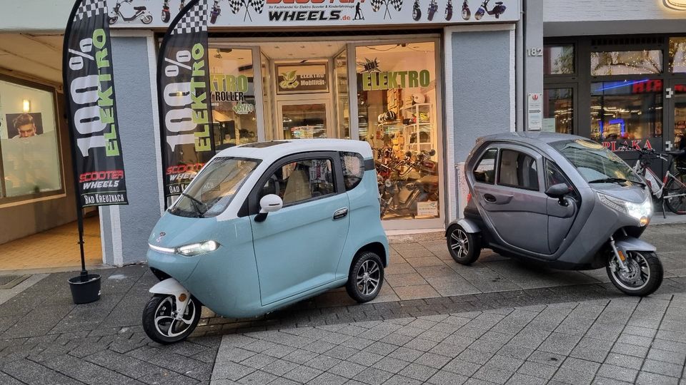 NEU⚡Microcar Blue 3.0⚡45/25 km/h⚡ Blei-Gel-Akku⚡80 km Reichweite in Bad Kreuznach