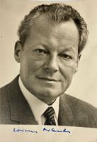 Autogramm Karte Willy Brandt  SPD Nordrhein-Westfalen - Hille Vorschau