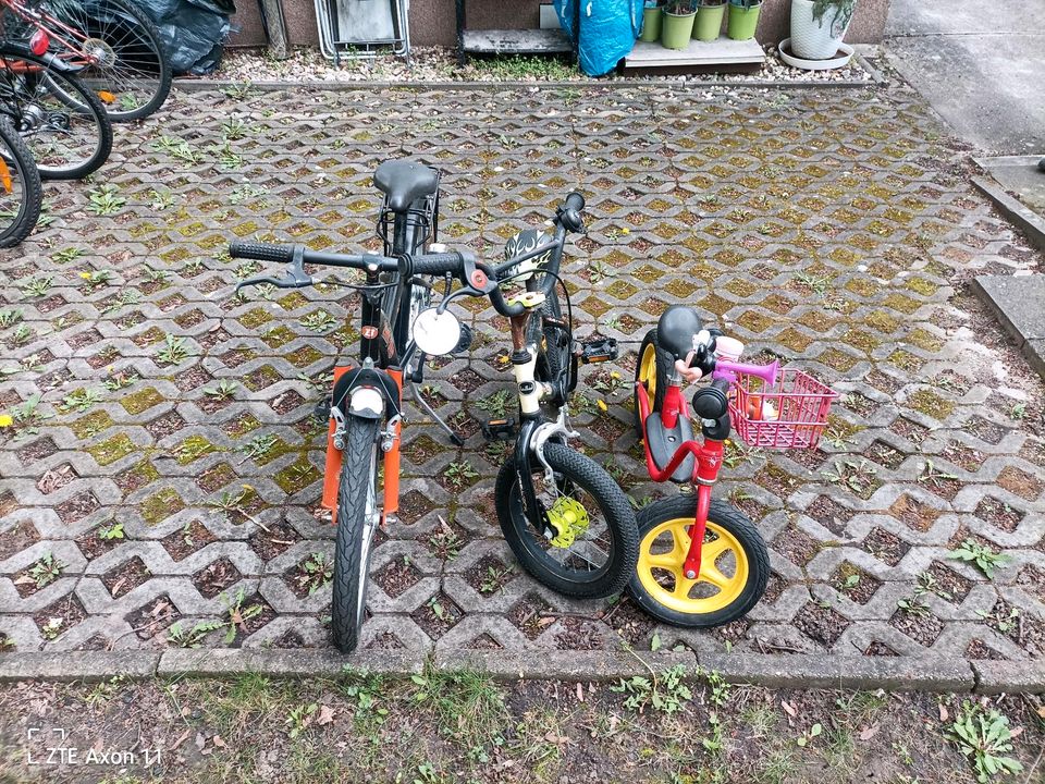 Gebrauchte Laufrad+2 kinder Fahrrad im guten Zustand in Berlin