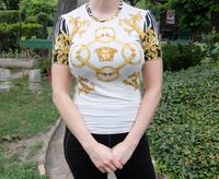 Versace Top 44 S M gianni donatella weiss shirt tshirt t Bayern - Freilassing Vorschau