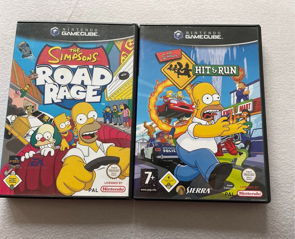 Simpsons Hit&Run + Road Rage (Nintendo Gamecube) in München