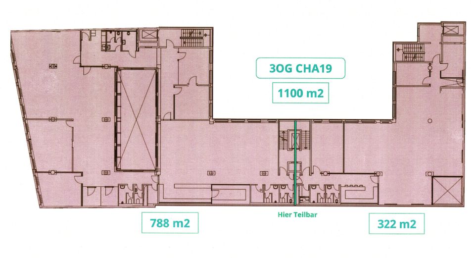 Geräumige und moderne Büro in Berlin-Mitte in Berlin