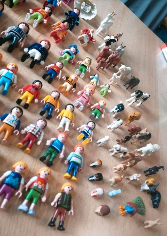 Playmobil Männer Frauen Kinder Tiere Hüte in Annaberg-Buchholz