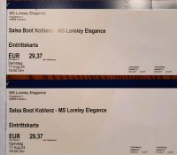 Karten für Salsa  Boot - Ms Loreley Rheinland-Pfalz - Schönborn (Hunsrück) Vorschau