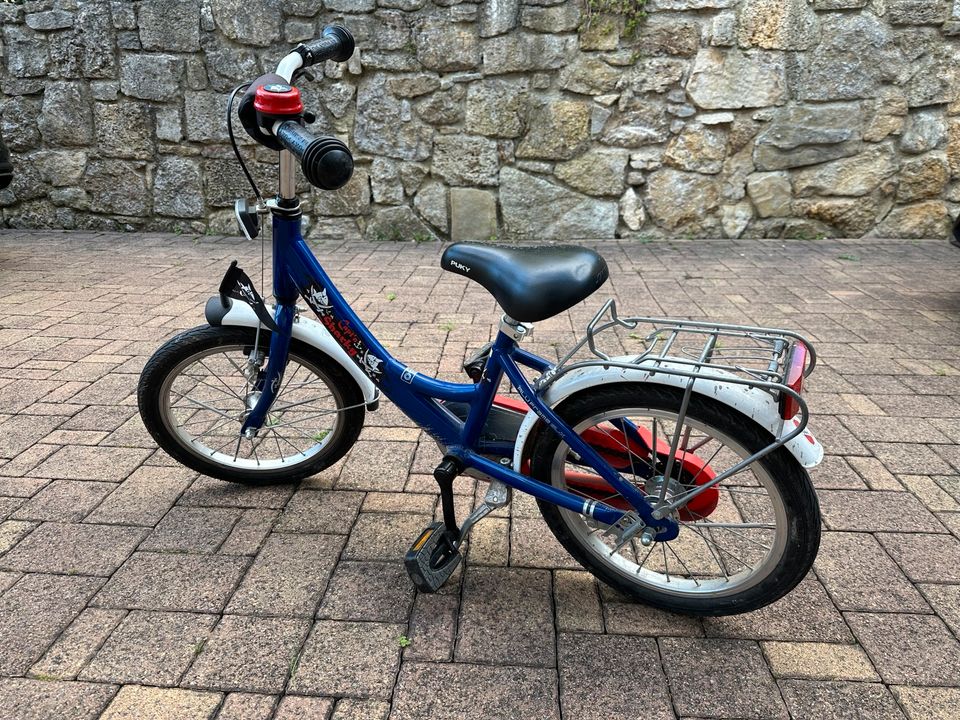 Kinderfahrrad blau/ 16‘ in Camburg