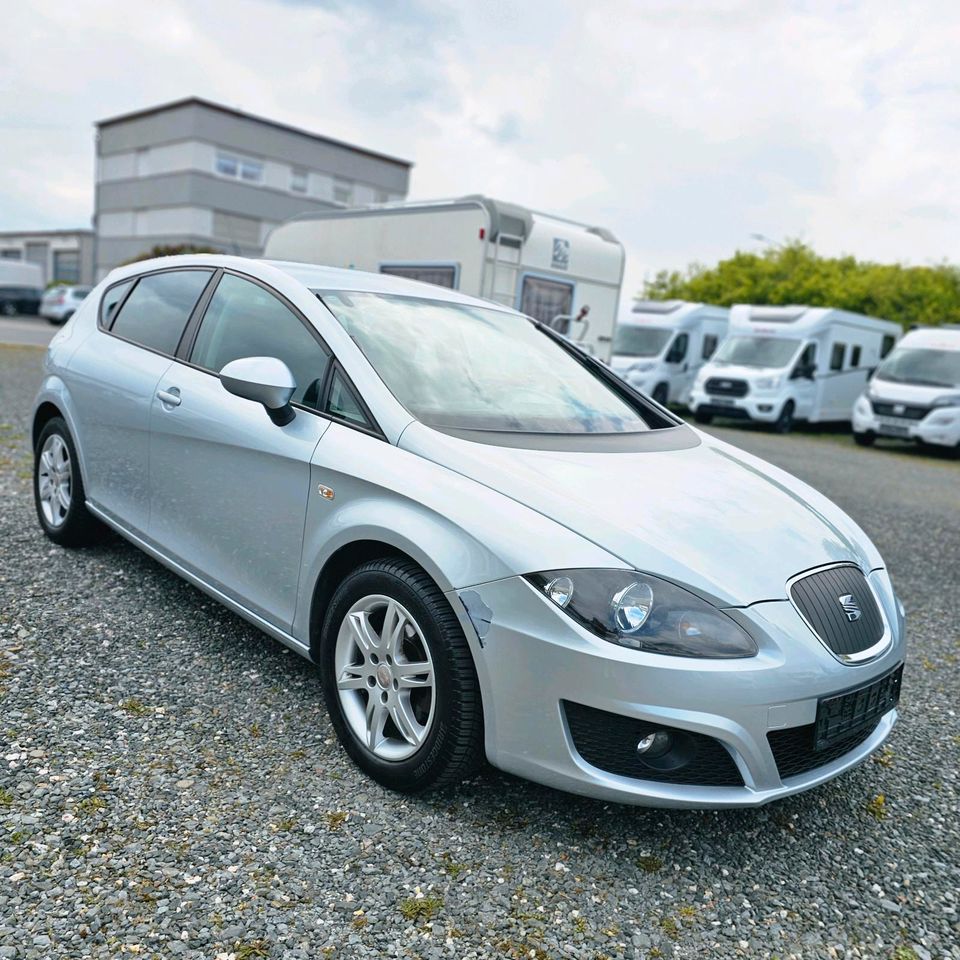 ✅SEAT LEON STYLE ECOMOTIVE/1.6 TDI/SCHECKHEFT/ ALU/KLIMA in Bindlach