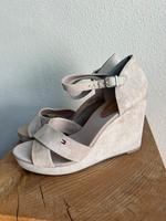 Wedges Beige/Grau Tommy Hilfiger Sandalette Bayern - Ebern Vorschau