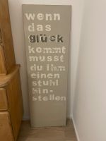 Kunst Holzbrett  mit Spruch Nordrhein-Westfalen - Unna Vorschau