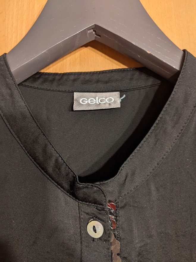 Schicke schwarze Bluse von Gelco in Gr. 42 in Maintal