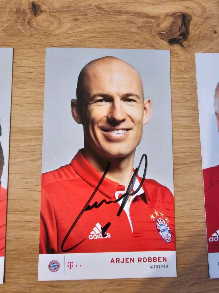 Bayern München 2016/17 Original Hand Autogrammkarten 9 in Nürnberg (Mittelfr)